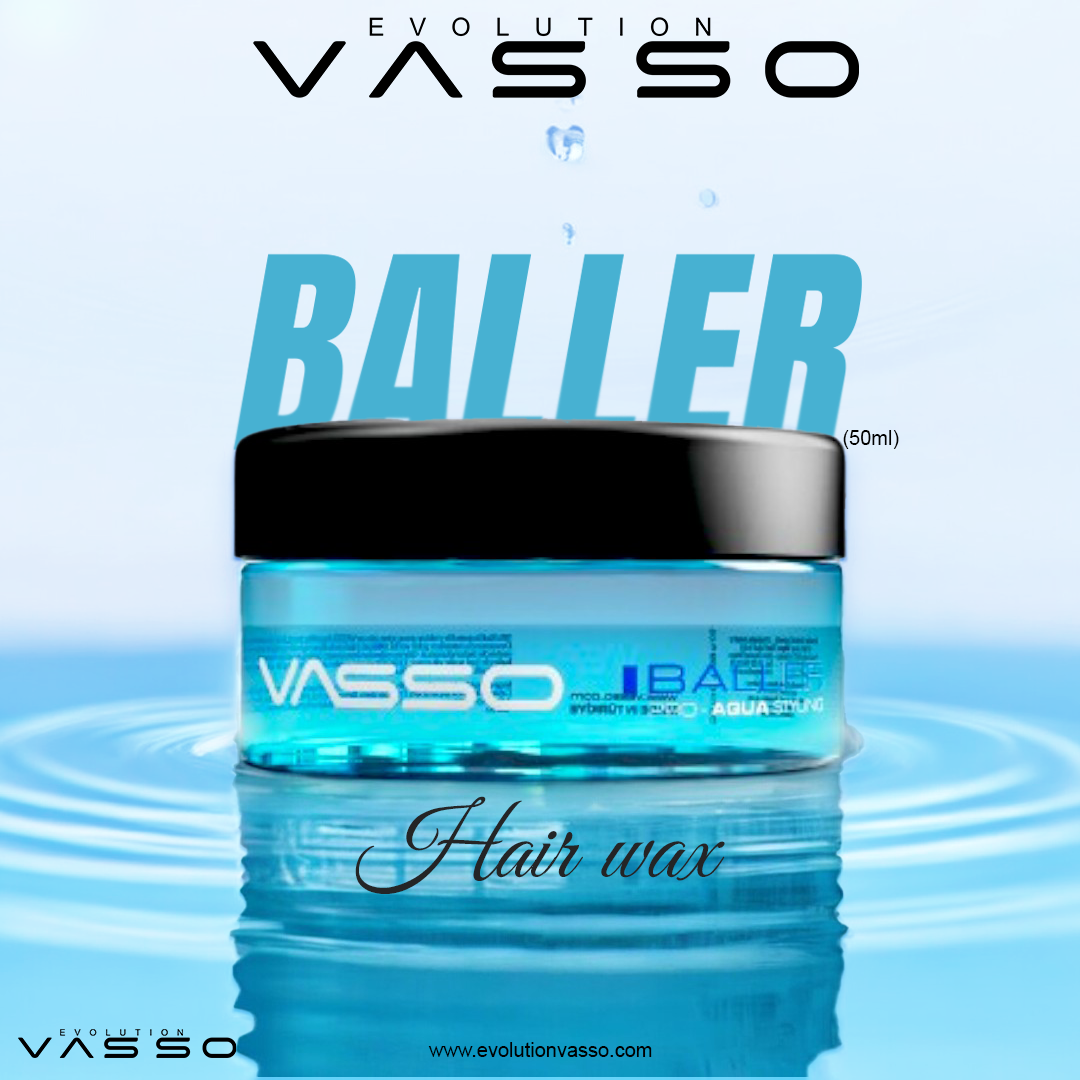 Vasso Baller Hair Styling Wax for man - Long lasting Hair Wax