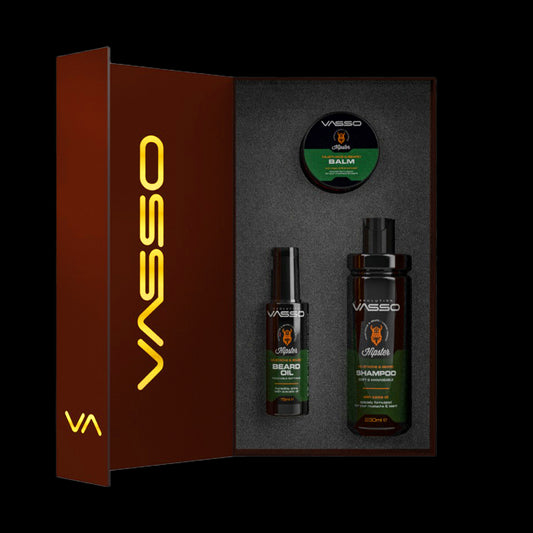 Hipster Viking Period Set - Vasso Mustache and beard oil and Shampoo