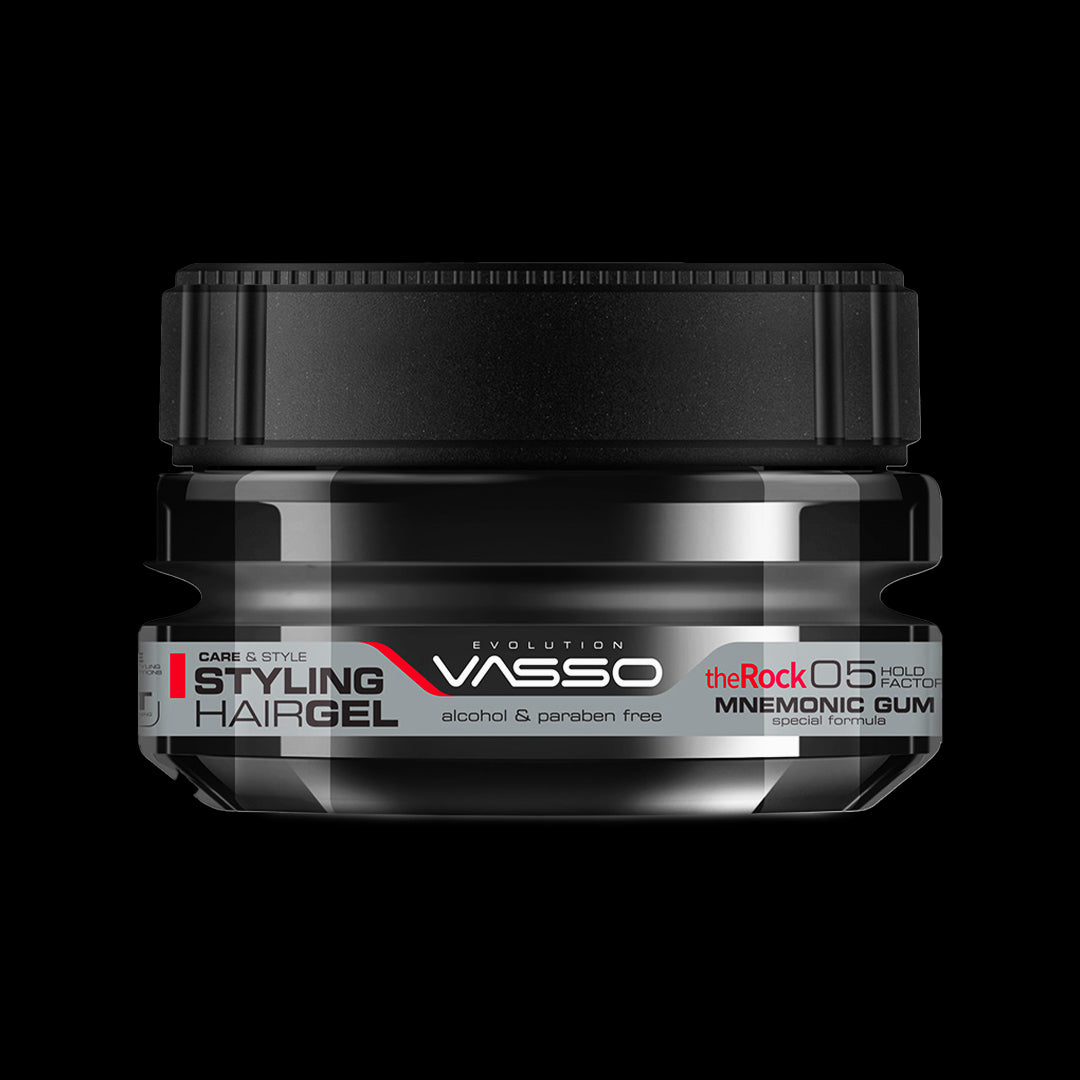 Vasso Special formula Mnemonic Styling Gum the rock 250ml for Hair care and style