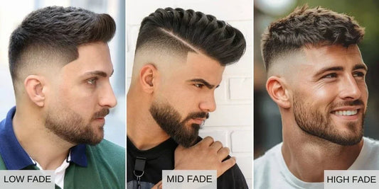 Low fade vs mid fade vs high fade haircut