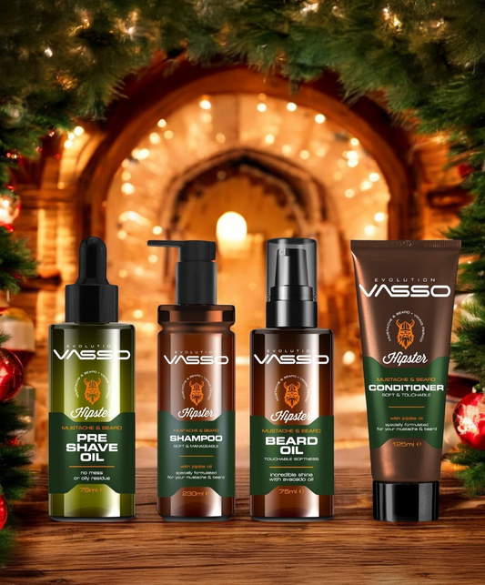 Best Hipster Beard Grooming Tips with Vasso Mustache & Styling Collection