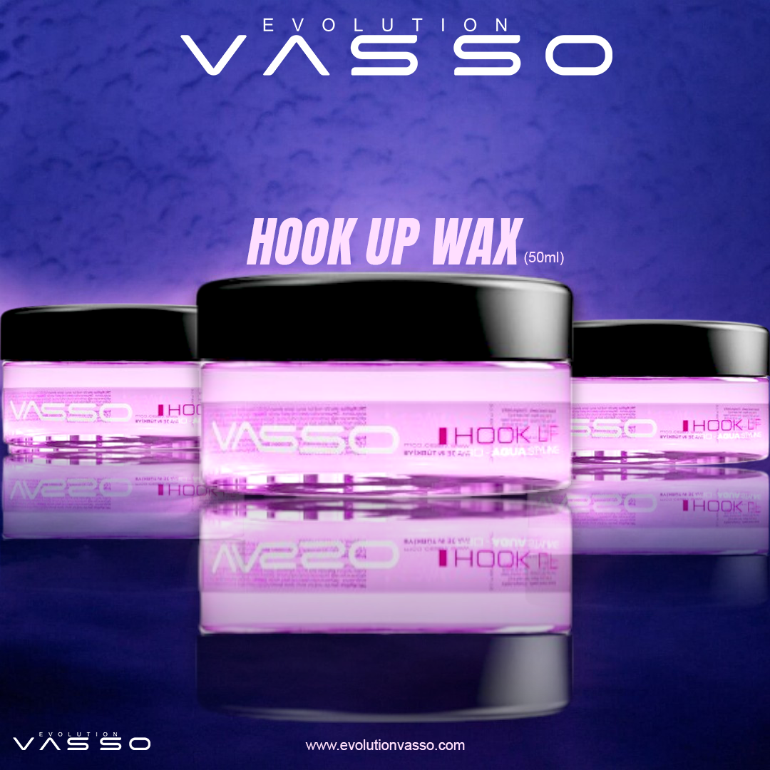 Vasso Hook Up Hair Styling Wax for strong Hold 50ml