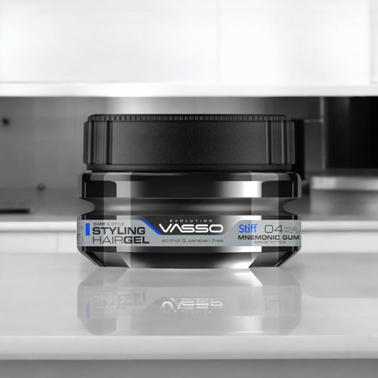Vasso Stiff Mnemonic Styling Gum 250ml - vasso hair gel