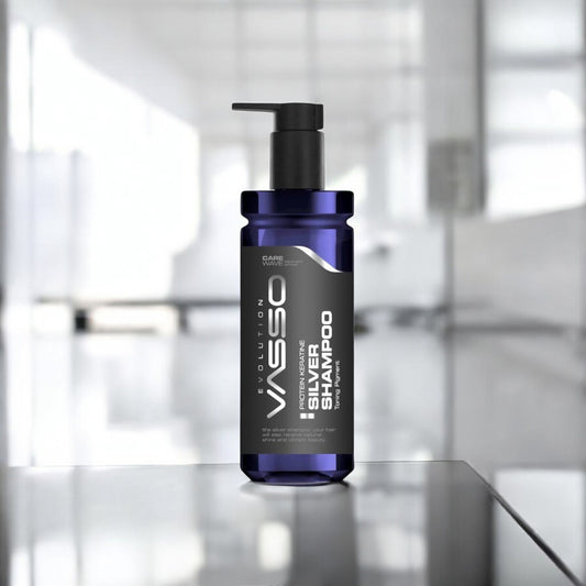 Hair grooming Vasso Protein Keratine Silver Hair Shampoo for man 