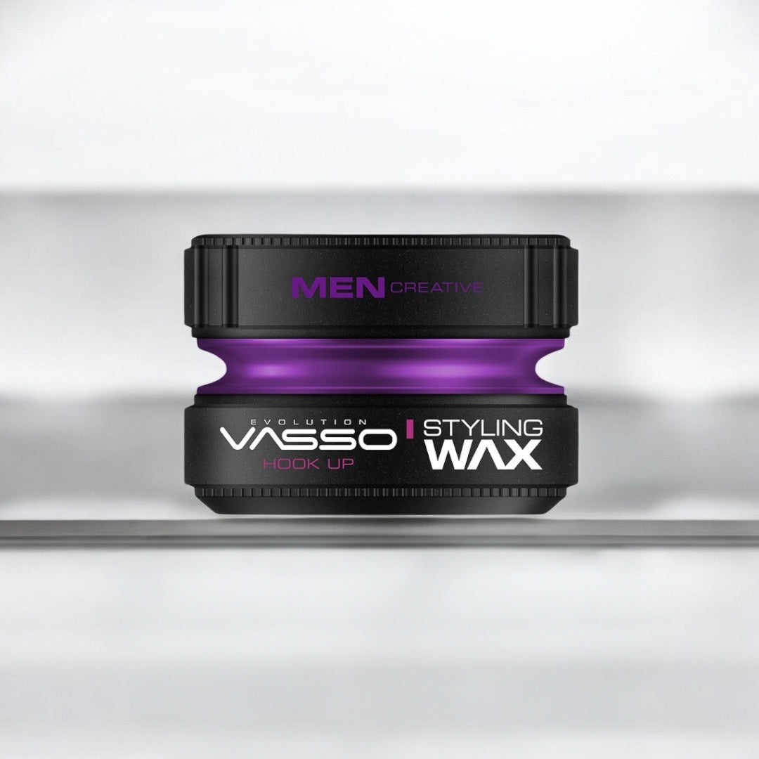 Vasso Hair Styling Wax (Hook Up) - High Hold Hair Wax