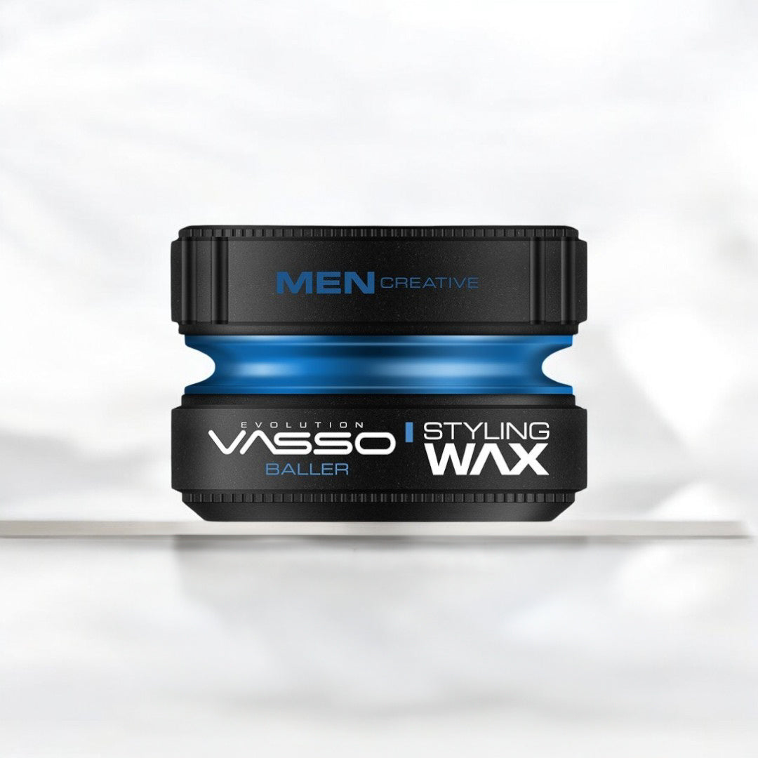 Vasso Baller Hair Styling Wax - strong hold top hair wax for men