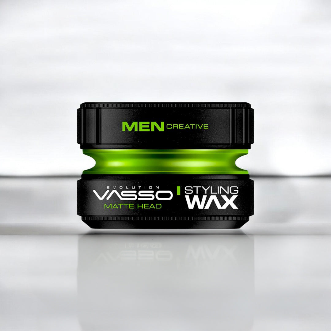 Vasso Matte Head Styling Wax - Matte hair wax for man