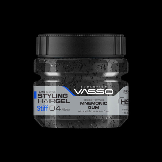 Vasso Special formula Mnemonic Styling Gum (Stiff) 500ml - Hair care and style