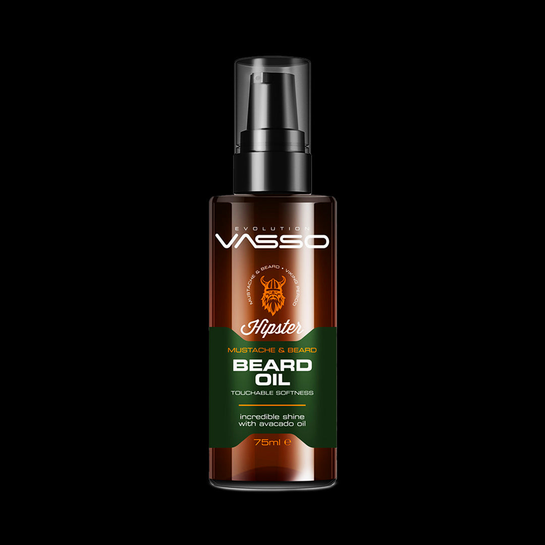 Vasso Beard & Mustache Oil (Hipster Collection) - Mustache & Beard Oil