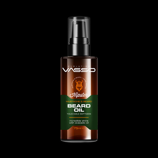 Vasso Beard & Mustache Oil (Hipster Collection) - Mustache & Beard Oil