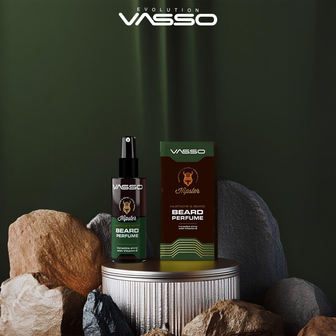 Vasso Hipster Mustache & Beard Perfume (75 ml) - Beard grooming