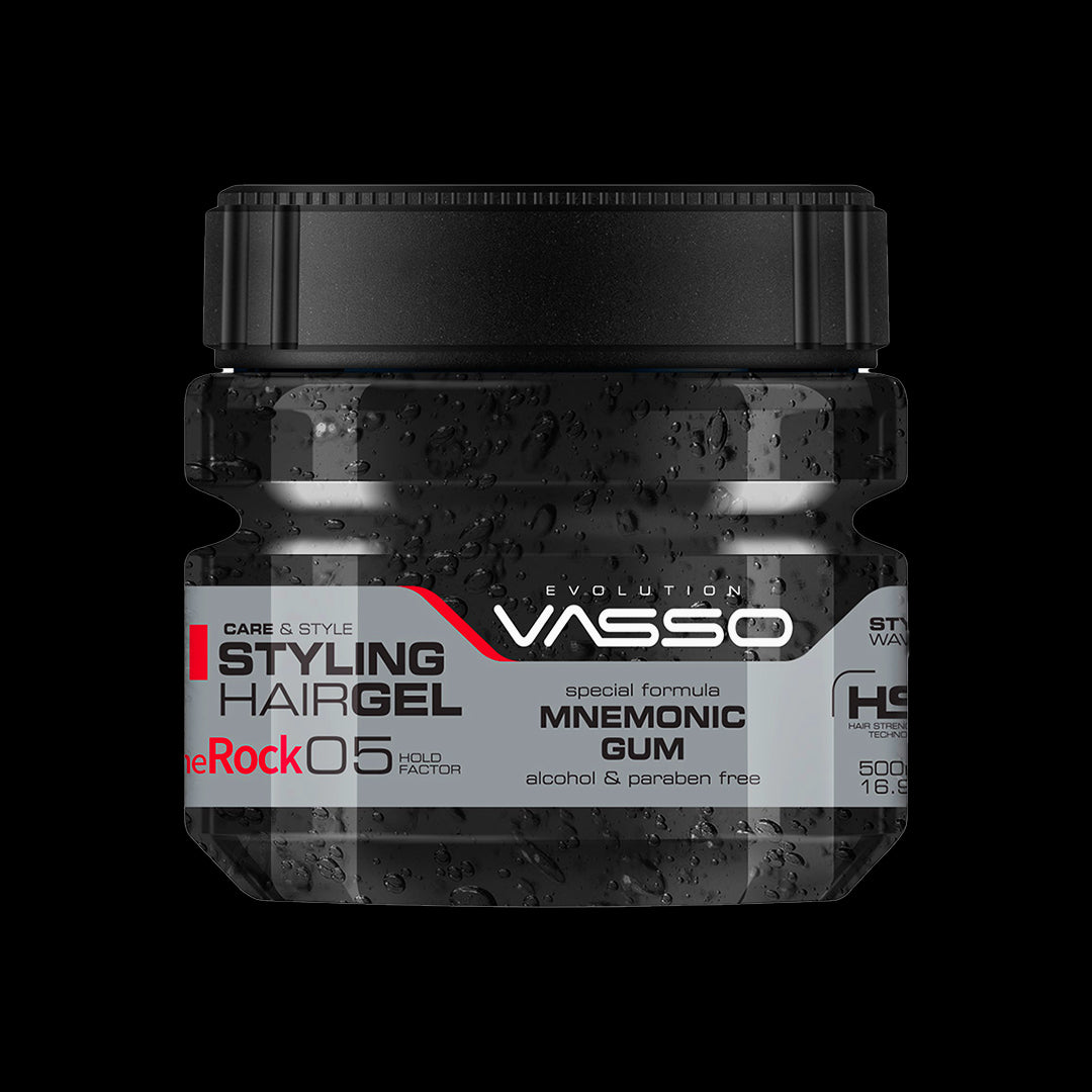 Vasso Mnemonic Styling Gum ( the Rock ) 500ml - Hair Gel