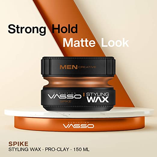 VASSO HAIR STYLING WAX CLAY (SPIKE)